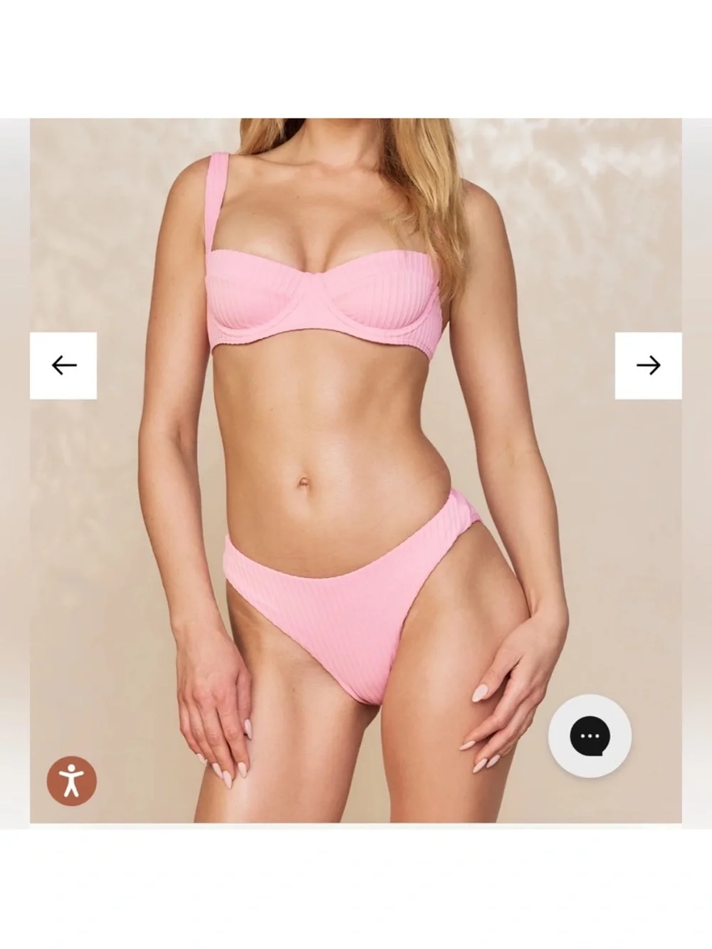 Monday Swimwear Seychelles Bottom Cherry Blossom Matte Size S
